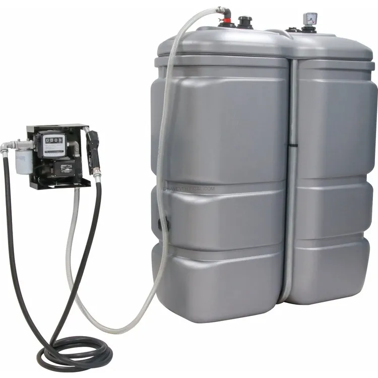 Depósito de Armazenamento Gasóleo STILKER PEHD 1000L com Estação 230V 50 l/min
