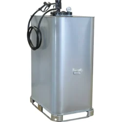 Depósito de Gasóleo Galvanizado PIUSI 1000L Parede Dupla com Bomba Pico 230V 35 l/min