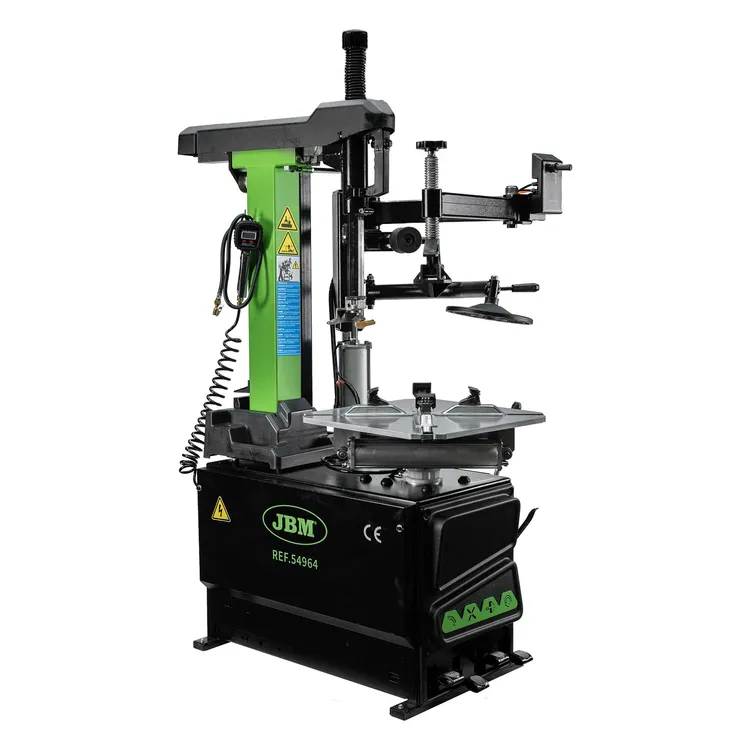 Desmontadora de Pneus Automática JBM com Torre Basculante e Braço Auxiliar 220V