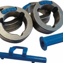 Kit de 4 Roletes MIG 0,8/1,0mm para Fio Maciço