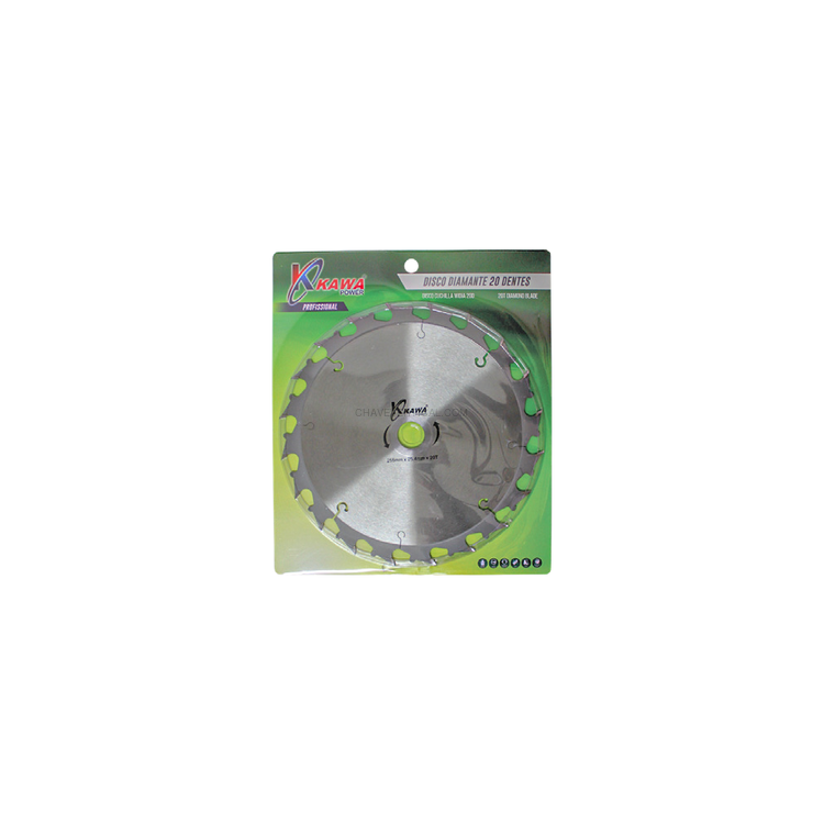 Disco Diamante 40 Dentes BRICOFERR 255x2.0x25.4mm