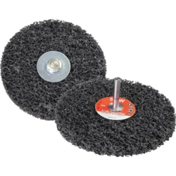 Discos abrasivos Strip-It 76mm em haste 6mm lote 10 unidades