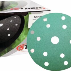 Discos Abrasivos de Velcro STORM GR80 150mm 15 Furos (Lote de 100 unidades)