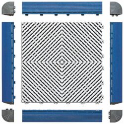 Bordadura Fêmea Azul STILKER Pantone U2X 4 Peças