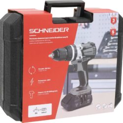 Berbequim Aparafusador de Percussão Brushless SCHNEIDER 20V 60Nm com 1 Bateria 2Ah - Image 2
