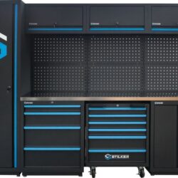 Mobiliário de Oficina DRAKKAR 4 Elementos Tampo em Inox 38 MM 147 Peças - Image 2