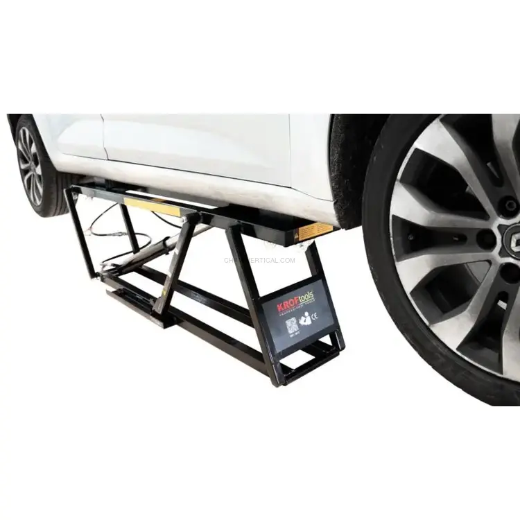 Elevador Portátil KROFTOOLS 2500kg 88mm Altura Máxima 1200mm