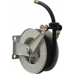 Enrolador Automático de Tubo Gasóleo/GNR DRAKKAR Fixo 8m Ø25mm com Racord 1 Polegada