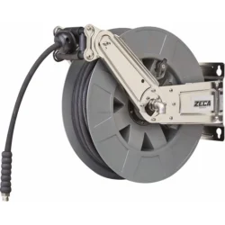 Enrolador de Mangueira ZECA LIGHT INOX Óleo/Água 18m 10mm 180bar