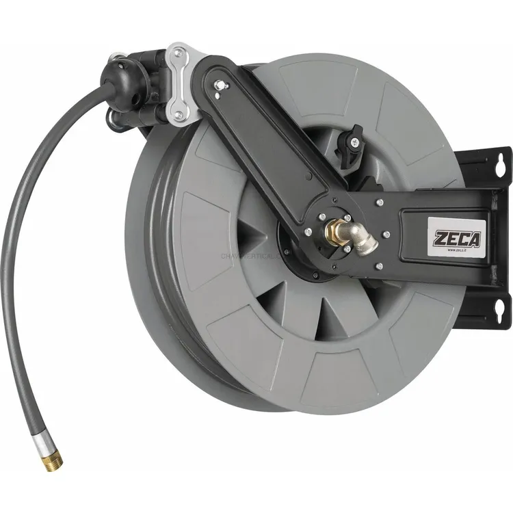 Enrolador de Mangueira ZECA para Óleo e Gasóleo 19mm 8m 3/4″