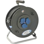 Enrolador Elétrico AS SCHWABE H07RN-F 40m 3G2,5mm² 230V 3 Tomadas