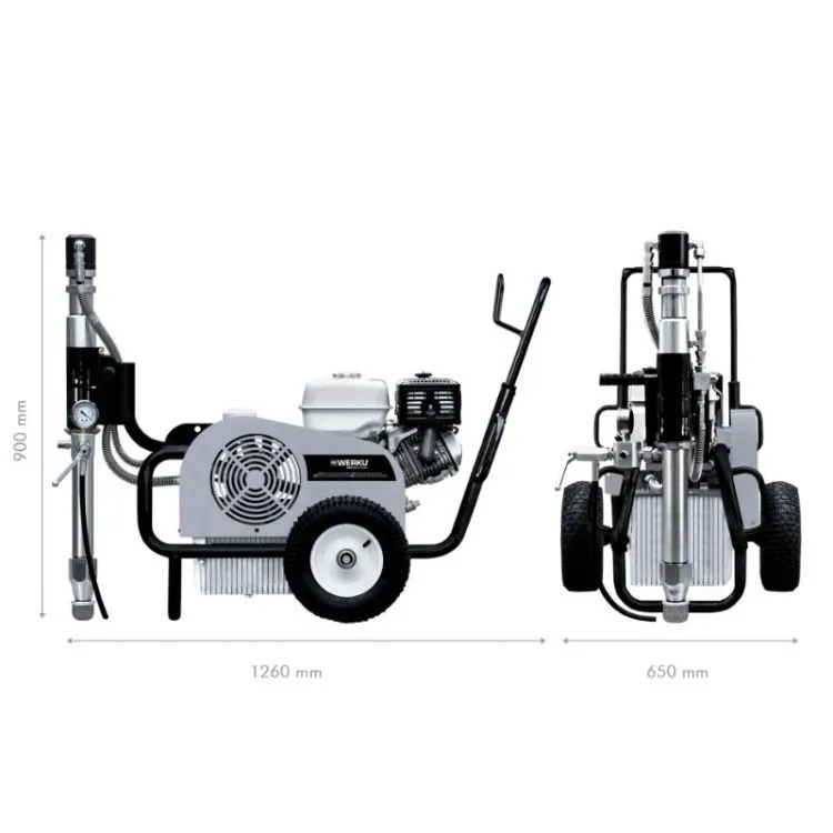 Equipamento de Pintura Airless WERKU 501110 1600W 225 Bar 3 LPM