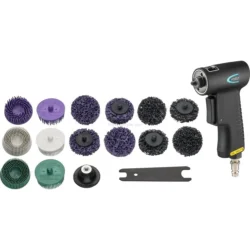 Escova Pneumática Multisserviço HAZET 224W 15000rpm 17 Peças