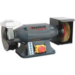 Esmeriladora de Bancada DRAKKAR 230V 520W 150mm Mó/Escova
