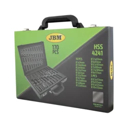 Estojo de Brocas Helicoidais JBM 1-10mm HSS 4241 170 Peças