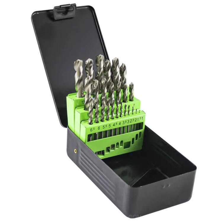 Estojo de Brocas Helicoidais JBM 1-13mm HSS 4341 25 Peças