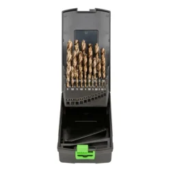Estojo de Brocas Helicoidais JBM Cobalto HSS-Co5 1-13mm 25 Peças
