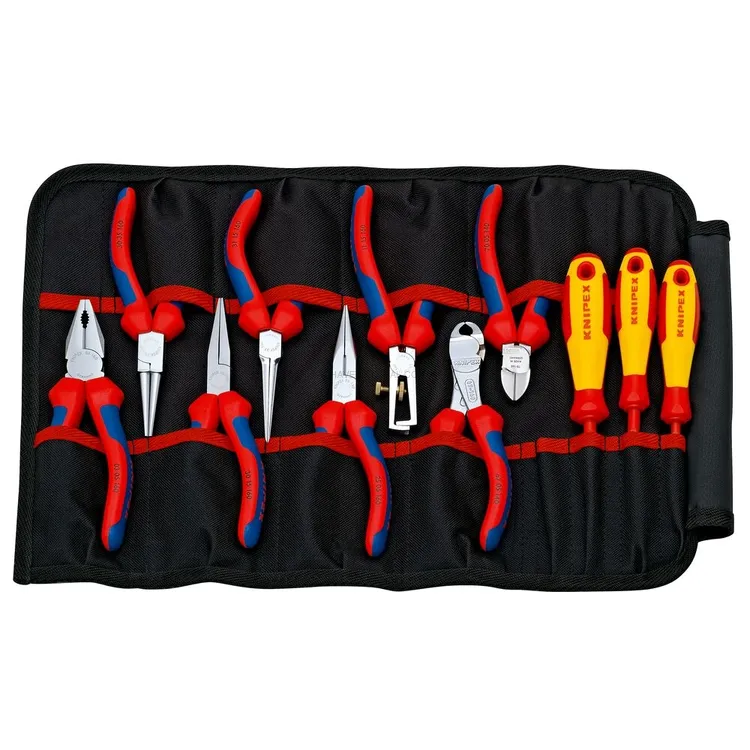 Estojo de Ferramentas KNIPEX para Telecomunicações e Eletrónica 11 Peças 1000V