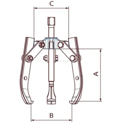Extrator Combinado de 2 ou 3 Garras DRAKKAR 310mm 10T