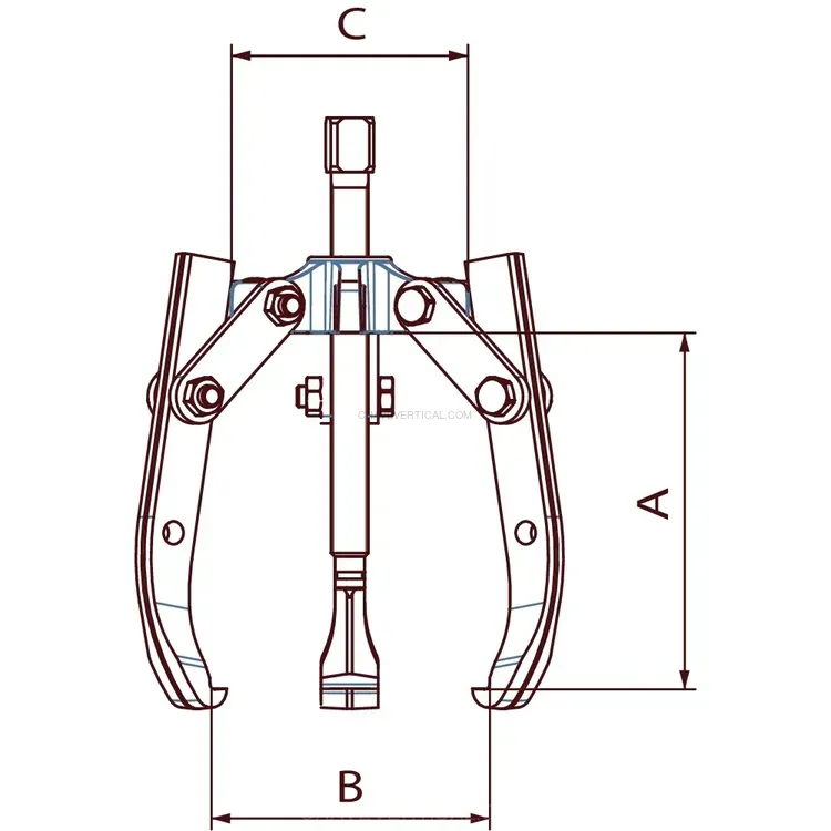 Extrator Combinado de 2 ou 3 Garras DRAKKAR 310mm 10T