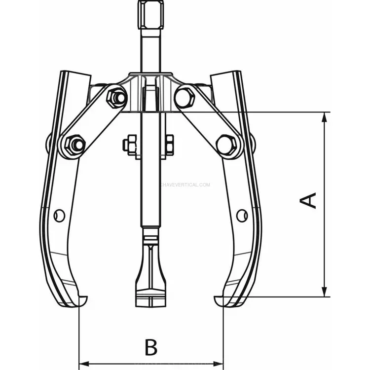 Extrator de 3 Braços Auto-Centrante DRAKKAR 270mm 7T