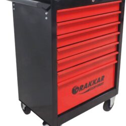 Carro de Oficina DRAKKAR 7 Gavetas com 191 Ferramentas e Módulos de Carbono
