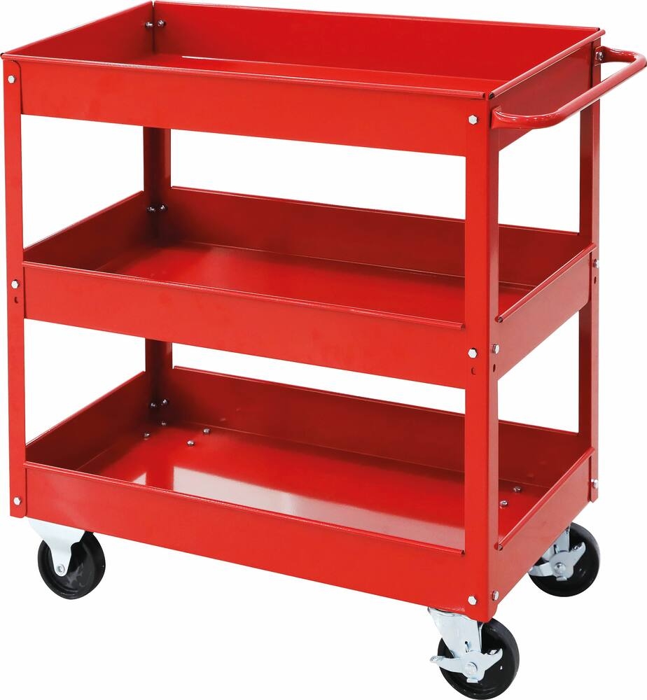 Carrinho de Oficina Metálico DRAKKAR 3 Prateleiras 725x365x780mm