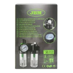 Filtro Regulador de Ar com Lubrificador JBM 53067 3/8" 9.5 bar
