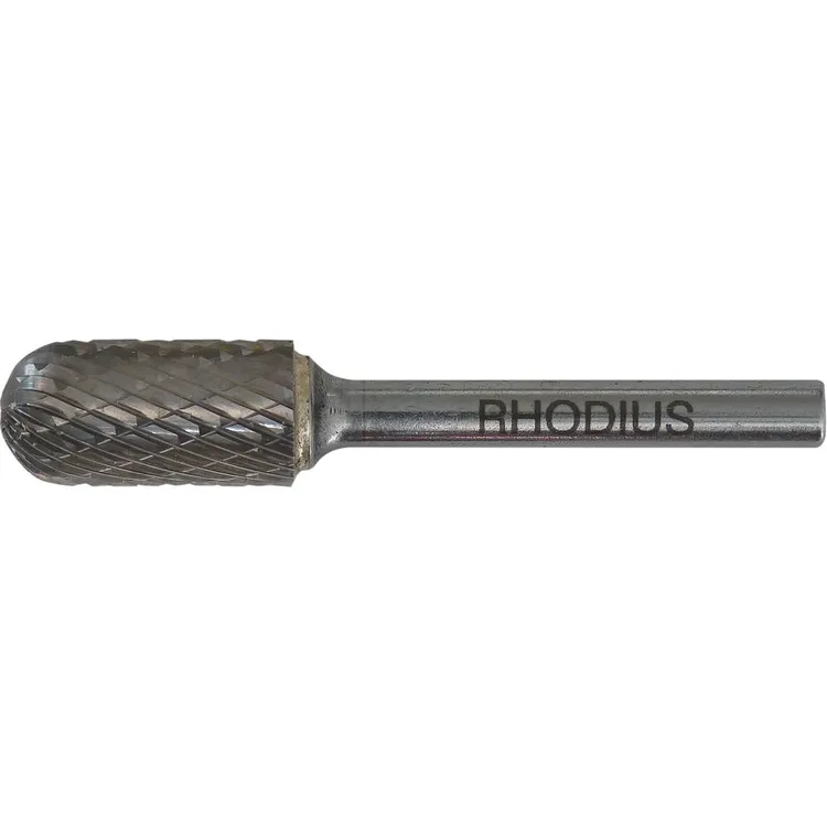 Fresa Rotativa Metálica Cilíndrica com Topo Arredondado 12,7x70mm