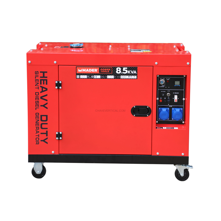 Gerador Diesel Monofásico Silencioso MADER 8 KVA 3000 RPM