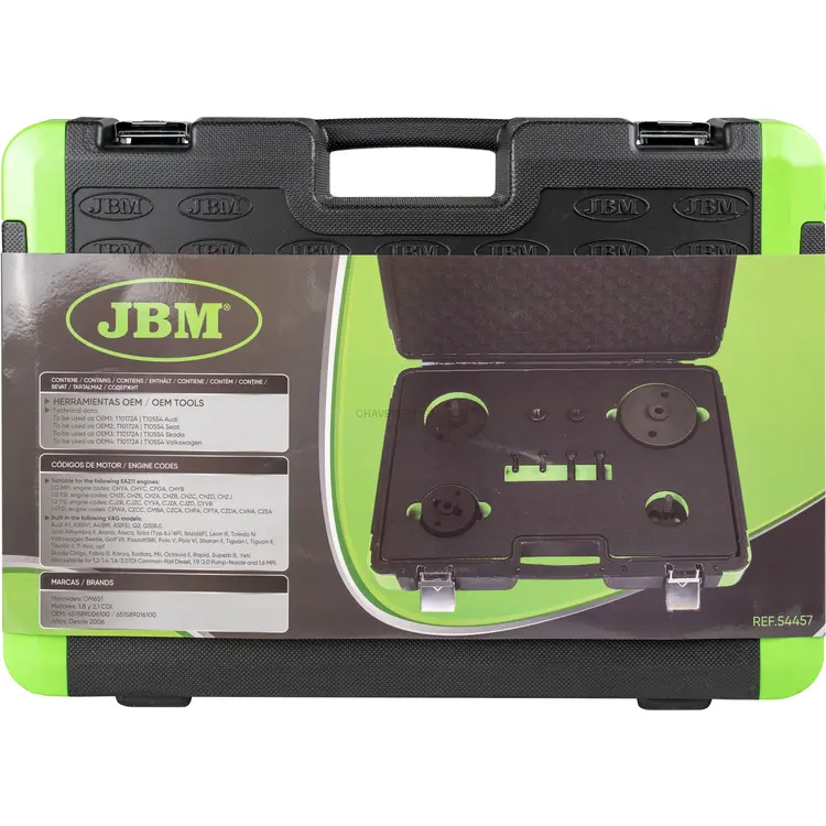 Instalador de retentor de cambota JBM para Mercedes OM 651 12 peças