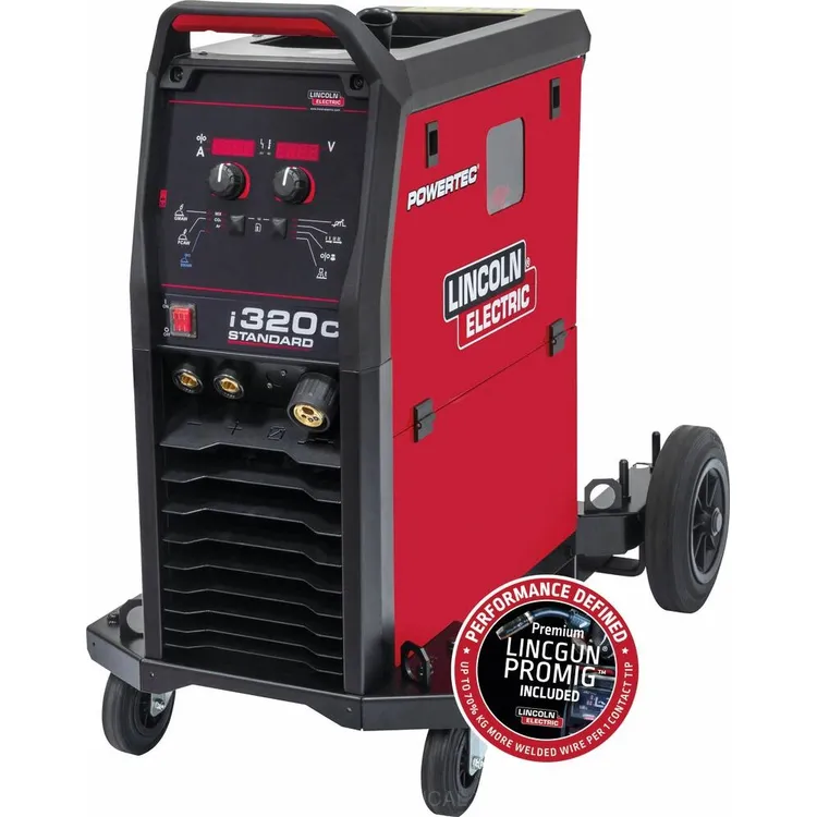 Inverter de Soldadura MIG-MAG Lincoln Electric POWERTEC I 320 C 400V Inverter de Soldadura MIG-MAG Lincoln Electric POWERTEC I 320 C 400V