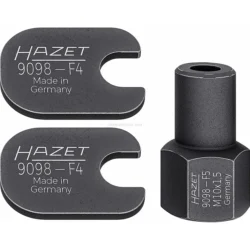 Jogo de Adaptadores para Parafuso de Aperto de Eixo Multidirecional HAZET 9098-F4/9098-F5 3 Peças