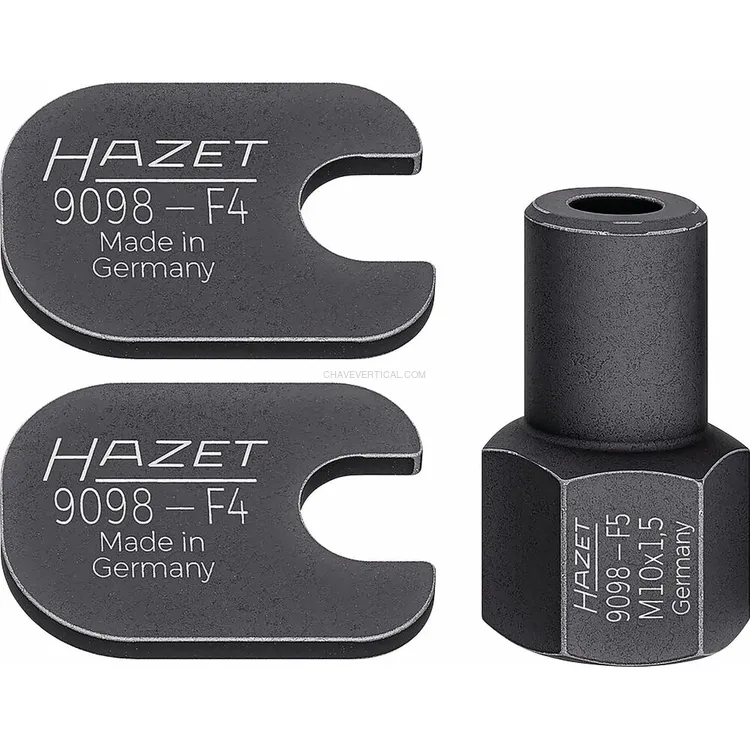 Jogo de Adaptadores para Parafuso de Aperto de Eixo Multidirecional HAZET 9098-F4/9098-F5 3 Peças