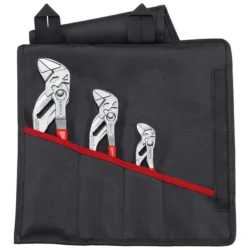 Jogo de Alicates-Chave KNIPEX 3 Peças 125/180/250mm com Bolsa