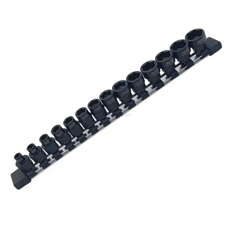 Jogo de Chaves de Caixa Compactas de Impacto – 3/8″ DR 6 Faces 14 Peças TOOLHUB