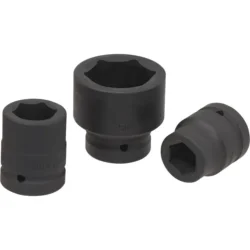 Jogo de Chaves de Caixa de Impacto 1" DRAKKAR 24 a 50mm 9 Peças