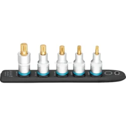 Jogo de Chaves de Caixa Torx HAZET 1/2″ M6-M14 5 Peças