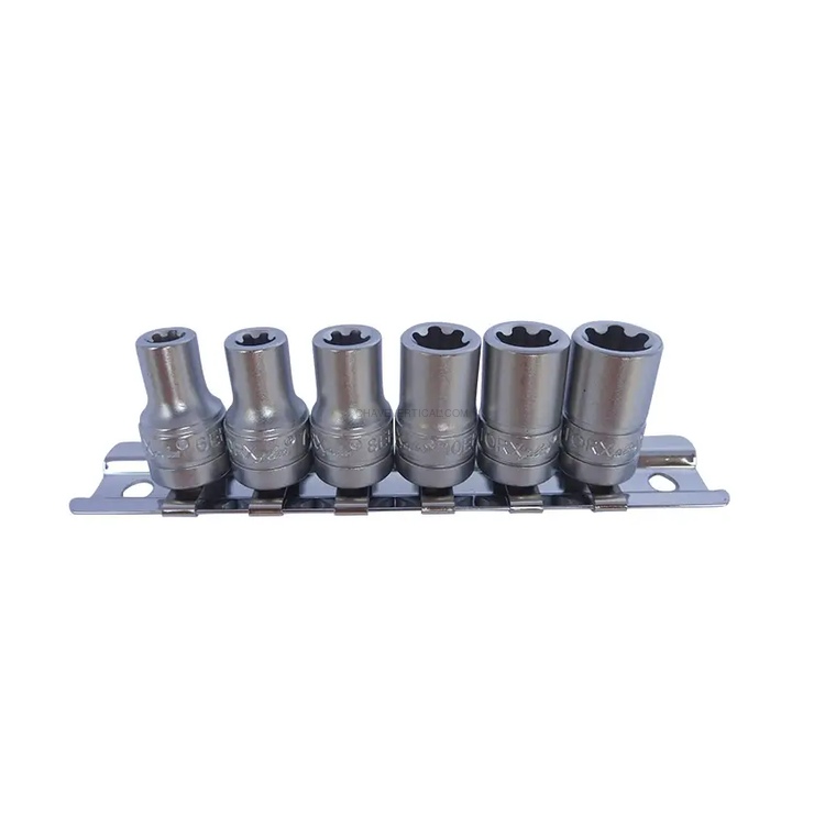 Jogo de Chaves de Caixa TORX Plus TOOLHUB 1/4" 6 Peças