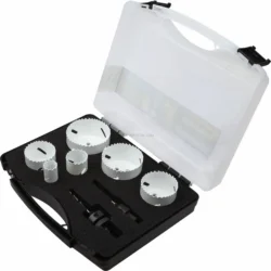 Jogo de Serras Craneanas Bimetal DIAGER 8% Cobalto 22-76mm - 8 Peças