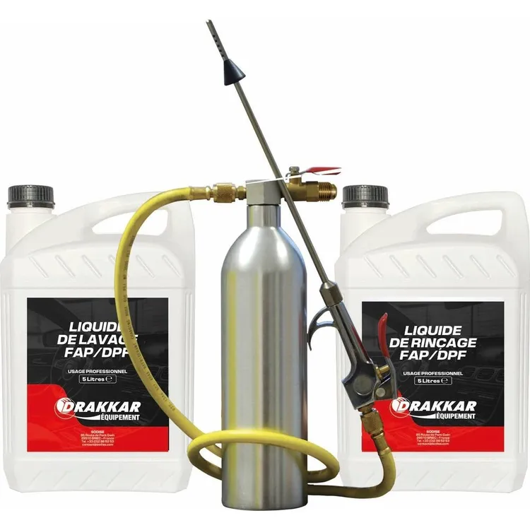 Kit de Lavagem e Enxaguamento de Filtro de Partículas FAP DRAKKAR 3 Peças