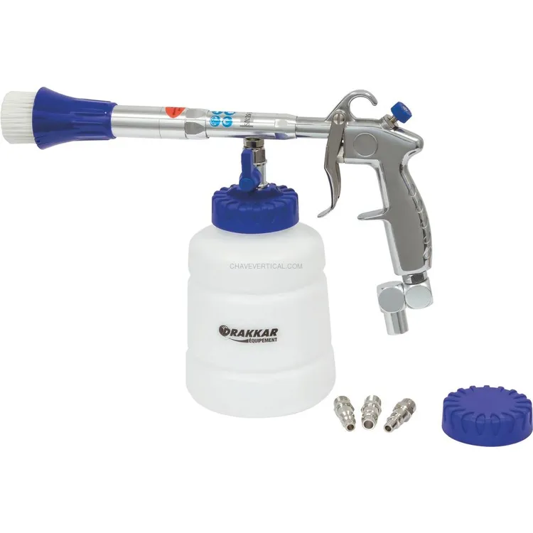 Kit de Limpeza Interior Pneumático DRAKKAR com Extrator 4-7bar