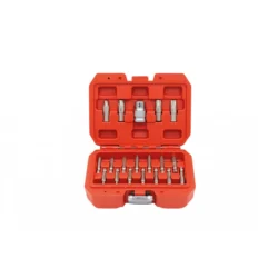 Kit Extrator de Perfis Danificados Torx/Hex 19 Peças KROFTOOLS