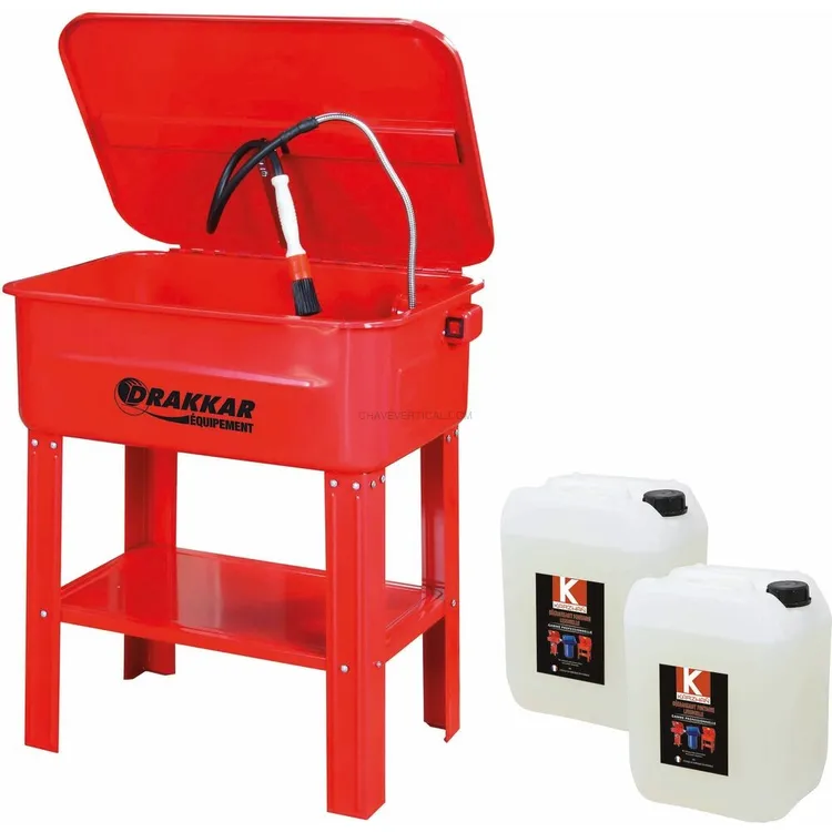 Kit Lava-Peças DRAKKAR 75L 230V com 40L Solvente e Pincel