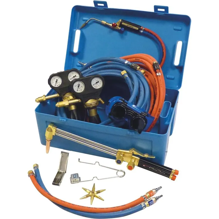 Kit Maçarico OXI-GÁS GCE CHARLEDAVE com Mangueiras Redutores e Maçaricos