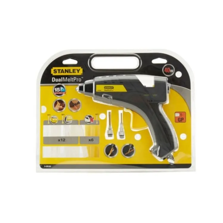 Kit Pistola Termofusível STANLEY GR100 55W 21 Peças