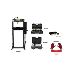 Kit prensa hidráulica KROFTOOLS 15T com acessórios