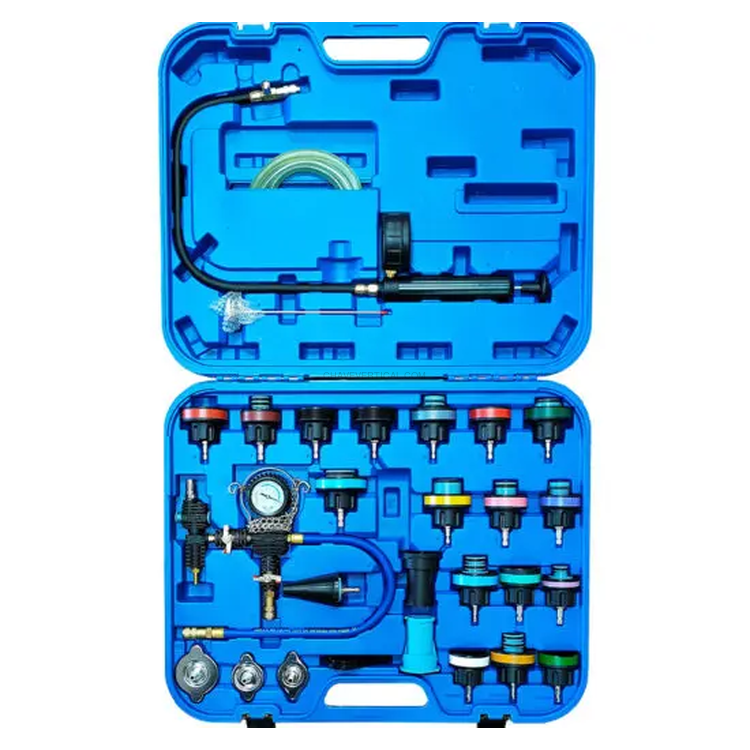Kit Testador de Circuito de Refrigeração e Enchimento TOOLHUB 28 Peças