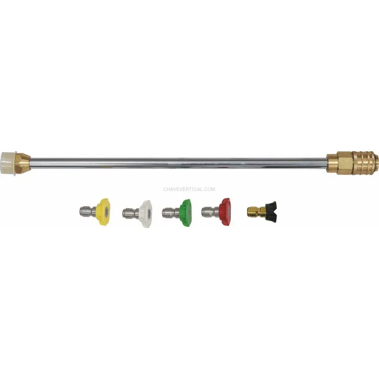 Lança de Alta Pressão SCHNEIDER 410mm 200bar com 5 Bicos