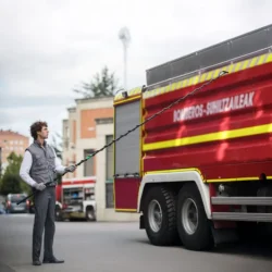 Lança Telescópica IK 1,24-5,4m Fibra de Vidro Junta VITON